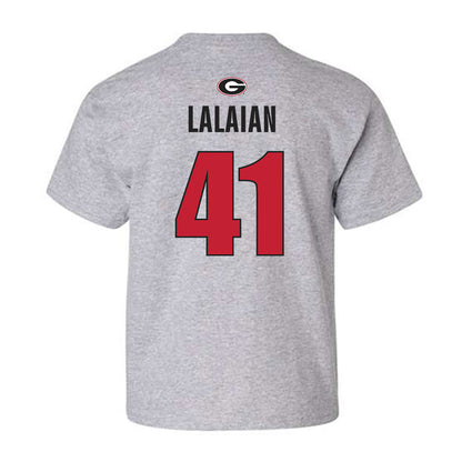 Georgia - NCAA Football : David Lalaian - Classic Shersey Youth T-Shirt-1