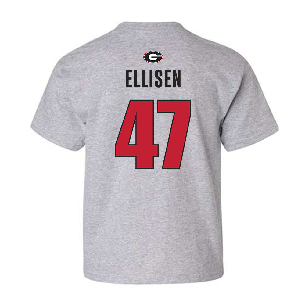 Georgia - NCAA Baseball : Thomas Ellisen - Classic Shersey Youth T-Shirt-1