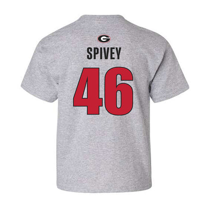 Georgia - NCAA Baseball : Logan Spivey - Classic Shersey Youth T-Shirt-1