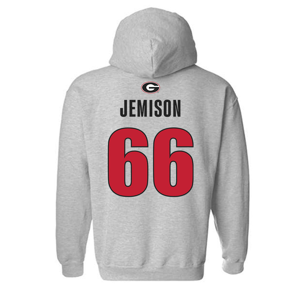 Georgia - NCAA Football : Tyreek Jemison - Classic Shersey Hooded Sweatshirt-1