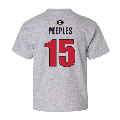 Georgia - NCAA Baseball : Ty Peeples - Classic Shersey Youth T-Shirt-1