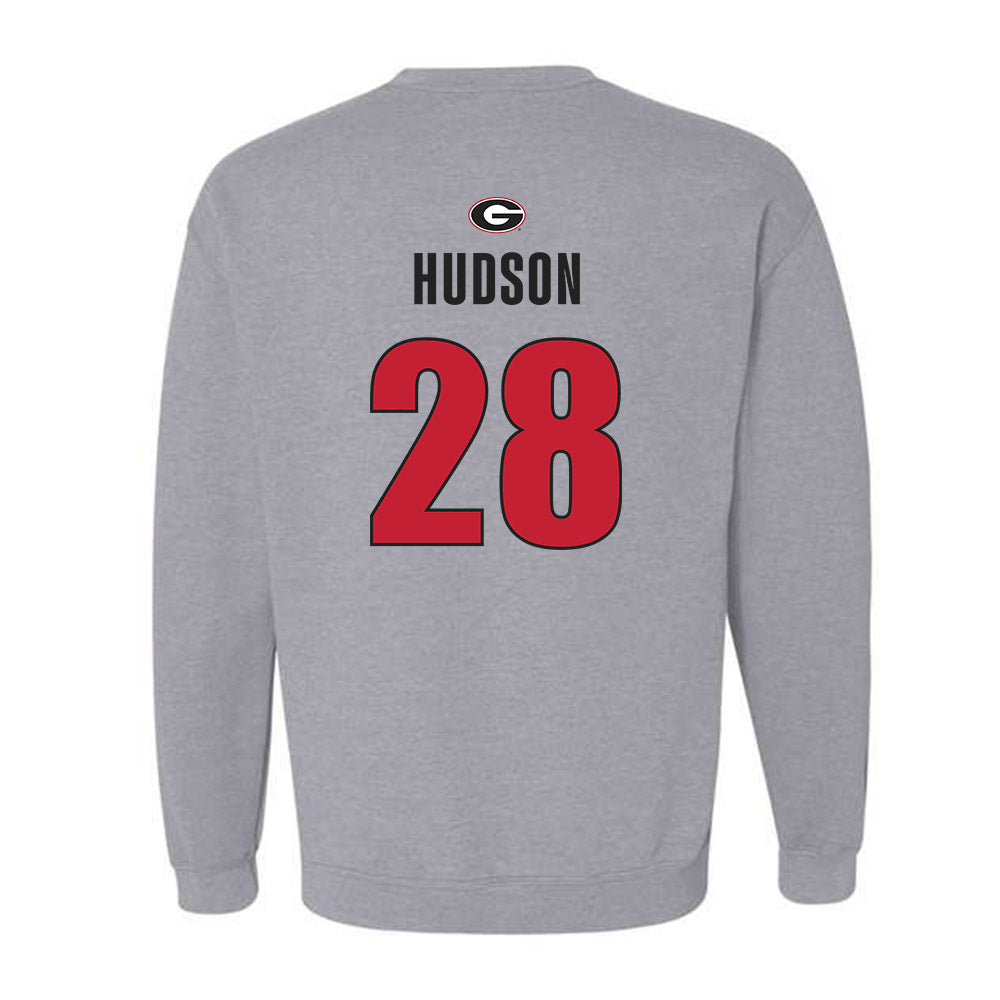Georgia - NCAA Baseball : Brennan Hudson - Classic Shersey Crewneck Sweatshirt-1
