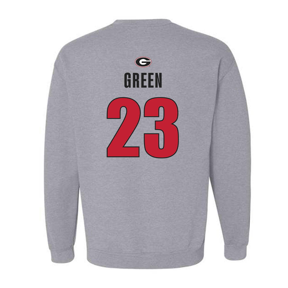 Georgia - NCAA Football : Tyriq Green - Classic Shersey Crewneck Sweatshirt-1
