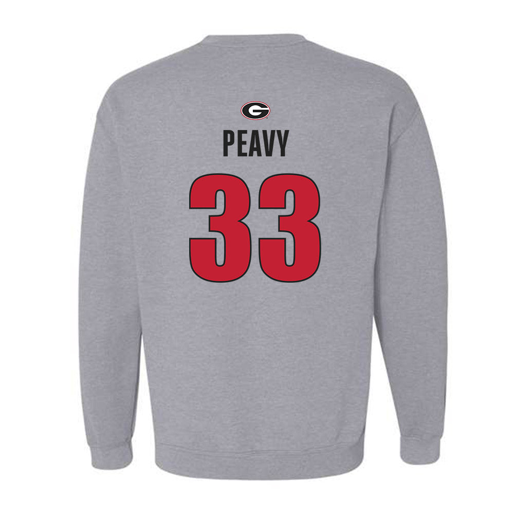 Georgia - NCAA Baseball : Jackson Peavy - Classic Shersey Crewneck Sweatshirt-1