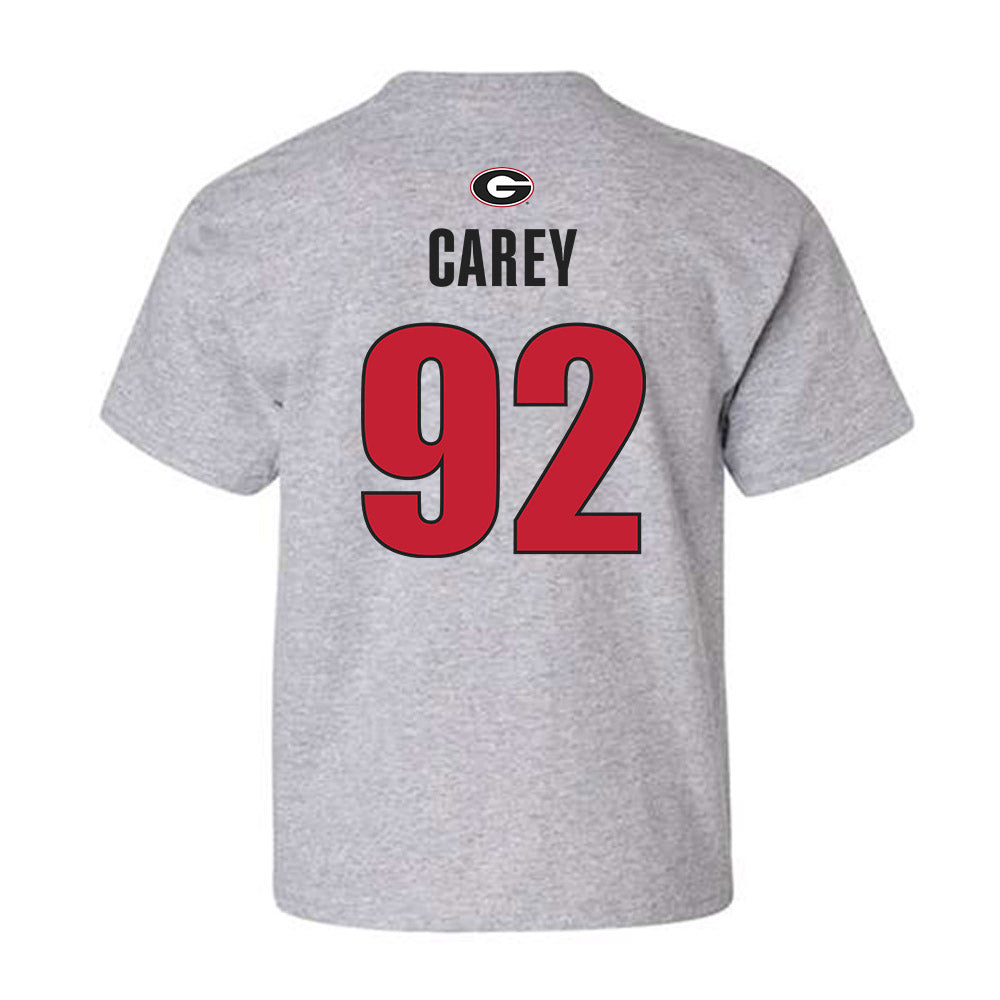 Georgia - NCAA Football : Preston Carey - Classic Shersey Youth T-Shirt-1
