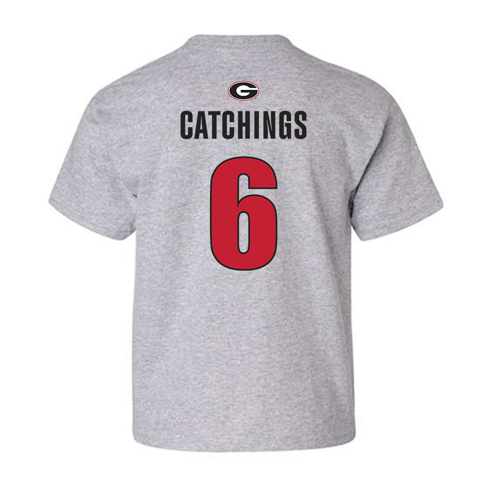 Georgia - NCAA Men's Basketball : Kanon Catchings - Classic Shersey Youth T-Shirt-1