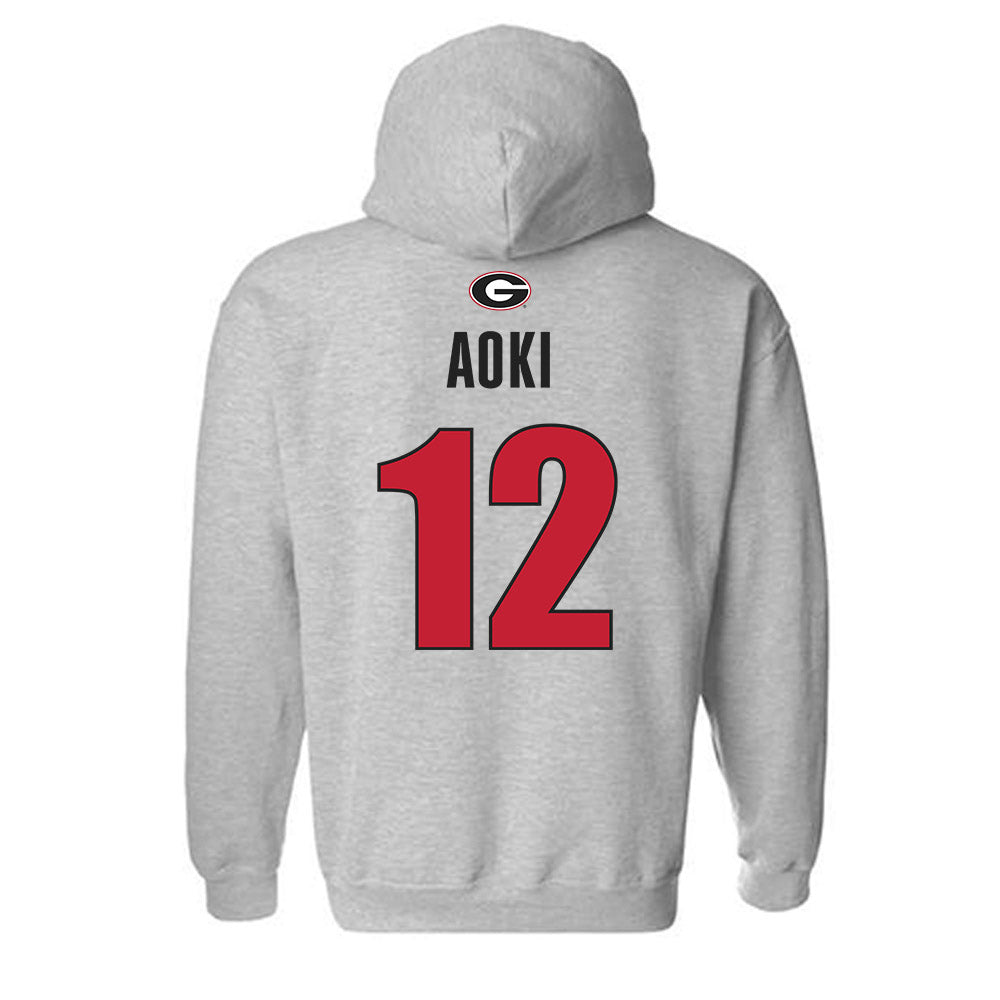 Georgia - NCAA Baseball : Caden Aoki - Classic Shersey Hooded Sweatshirt-1