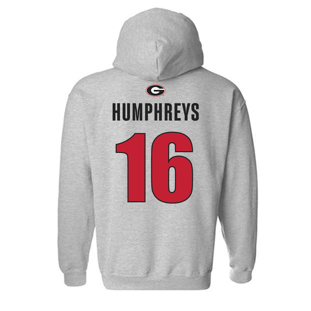 Georgia - NCAA Football : London Humphreys - Classic Shersey Hooded Sweatshirt-1