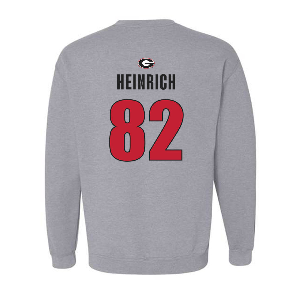 Georgia - NCAA Football : Colton Heinrich - Classic Shersey Crewneck Sweatshirt-1