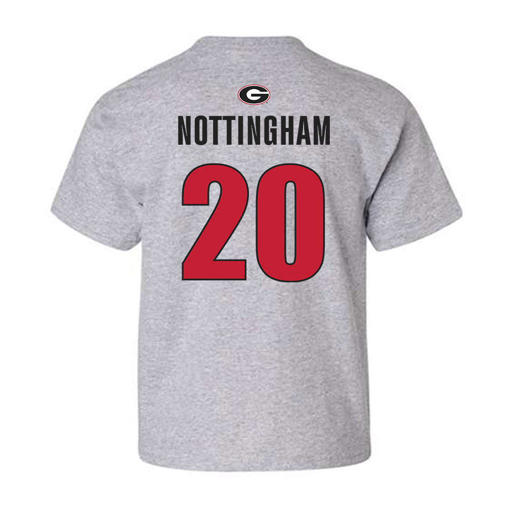 Georgia - NCAA Baseball : Joe Nottingham - Classic Shersey Youth T-Shirt-1