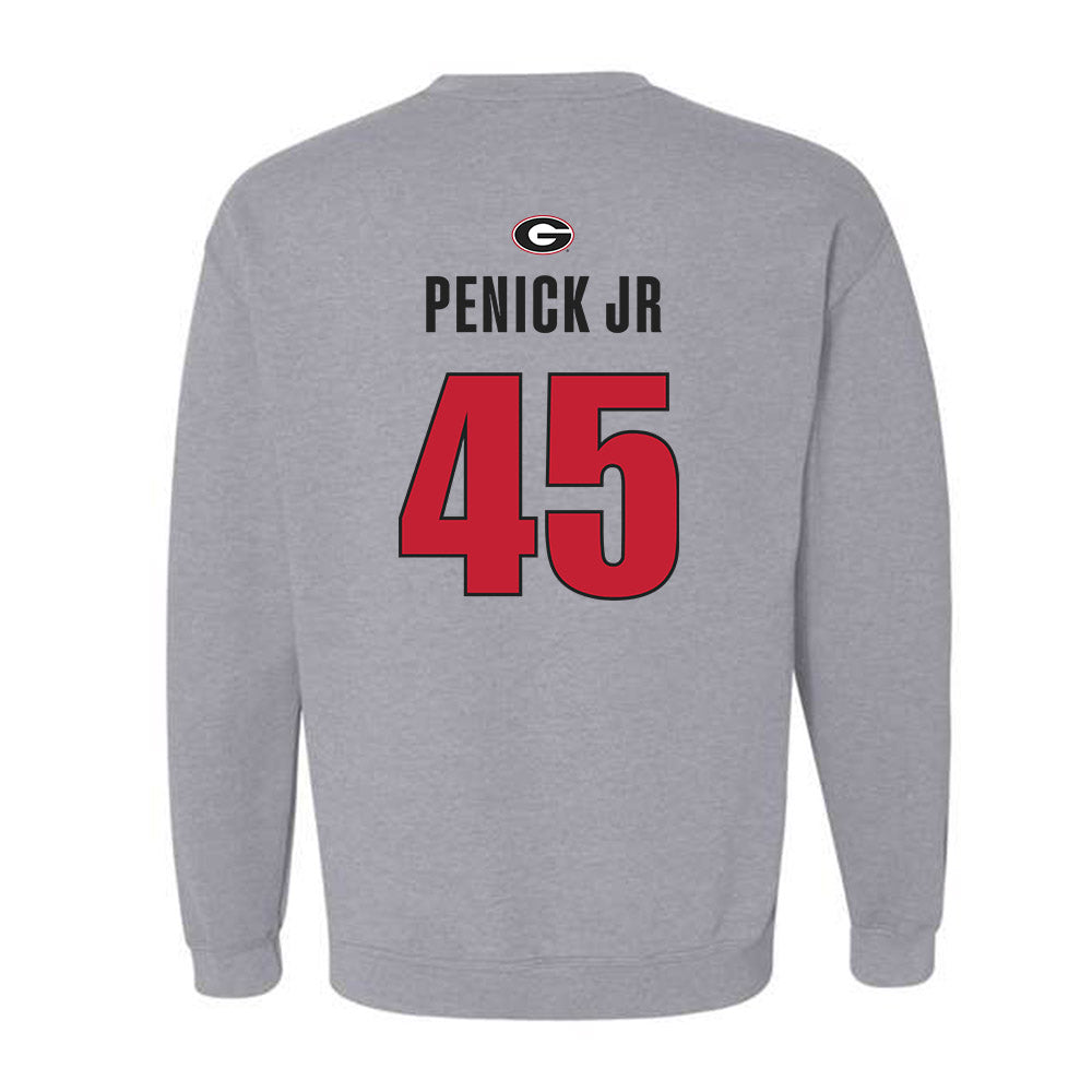 Georgia - NCAA Football : Terrence Penick Jr - Classic Shersey Crewneck Sweatshirt-1