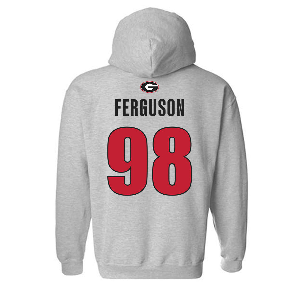 Georgia - NCAA Football : Connor Ferguson - Classic Shersey Hooded Sweatshirt-1