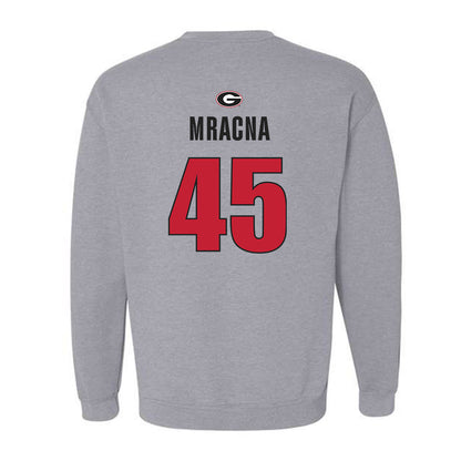 Georgia - NCAA Baseball : Christian Mracna - Classic Shersey Crewneck Sweatshirt-1