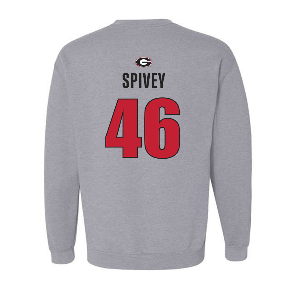 Georgia - NCAA Baseball : Logan Spivey - Classic Shersey Crewneck Sweatshirt-1