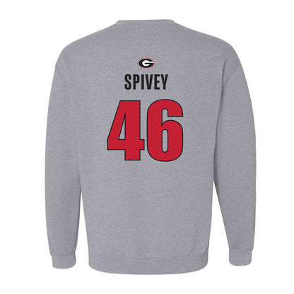 Georgia - NCAA Baseball : Logan Spivey - Classic Shersey Crewneck Sweatshirt-1