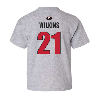 Georgia - NCAA Men's Basketball : Jake Wilkins - Classic Shersey Youth T-Shirt-1
