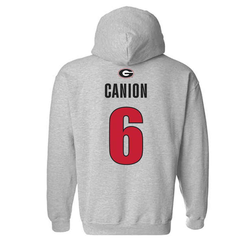 Georgia - NCAA Football : Isiah Canion - Classic Shersey Hooded Sweatshirt-1