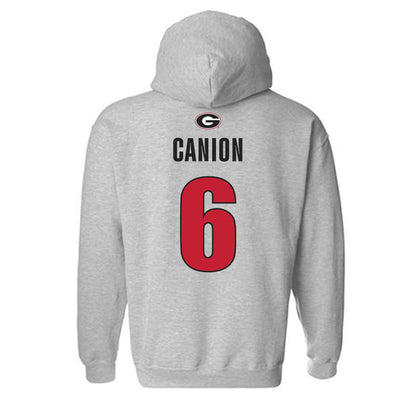 Georgia - NCAA Football : Isiah Canion - Classic Shersey Hooded Sweatshirt-1