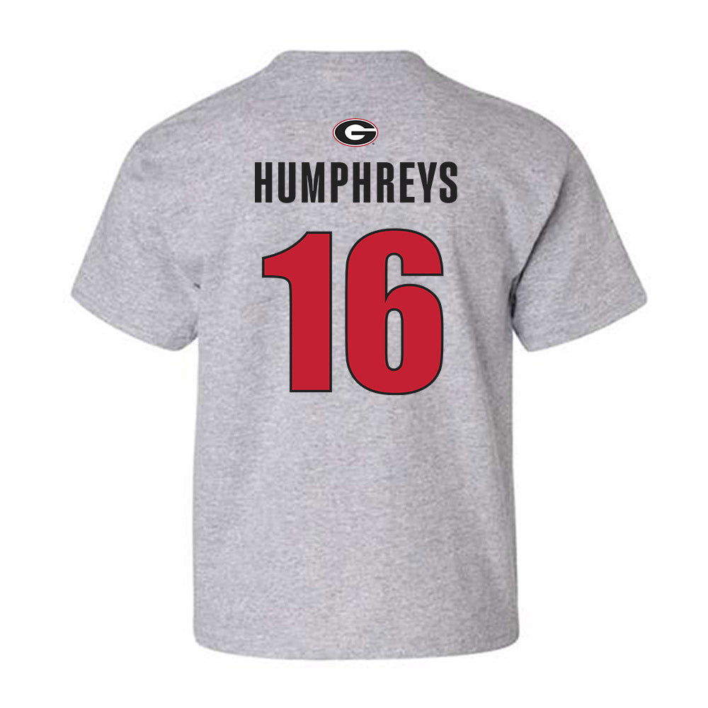 Georgia - NCAA Football : London Humphreys - Classic Shersey Youth T-Shirt-1