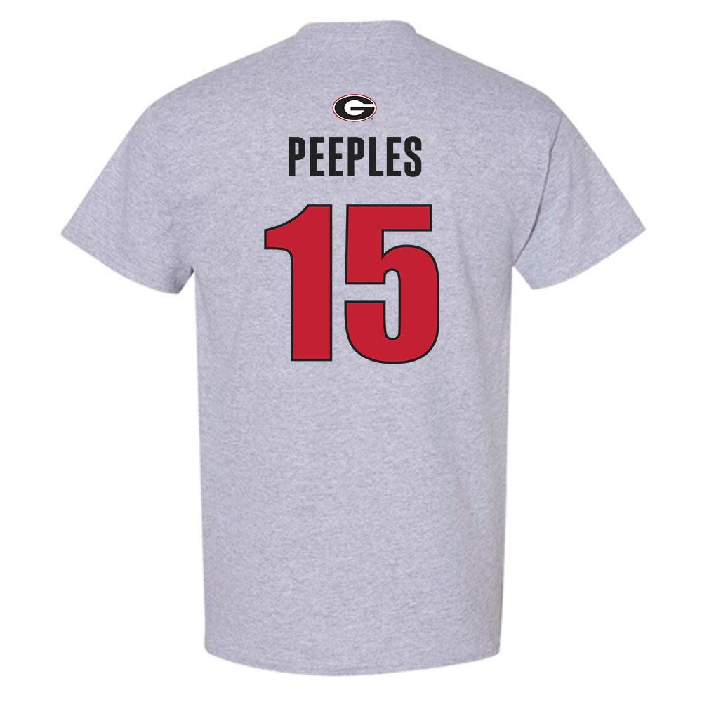 Georgia - NCAA Baseball : Ty Peeples - Classic Shersey T-Shirt-1