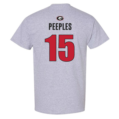 Georgia - NCAA Baseball : Ty Peeples - Classic Shersey T-Shirt-1