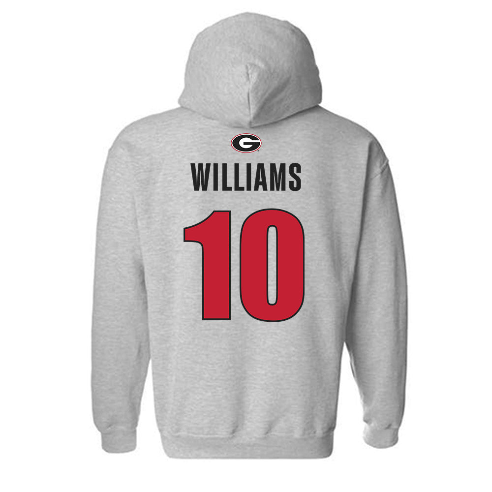 Georgia - NCAA Football : Elyiss Williams - Classic Shersey Hooded Sweatshirt-1