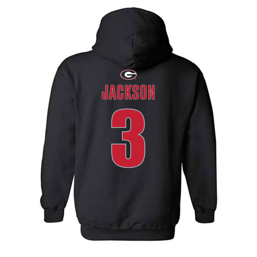 Georgia - NCAA Baseball : Daniel Jackson - Classic Shersey Hooded Sweatshirt-1