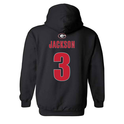 Georgia - NCAA Baseball : Daniel Jackson - Classic Shersey Hooded Sweatshirt-1