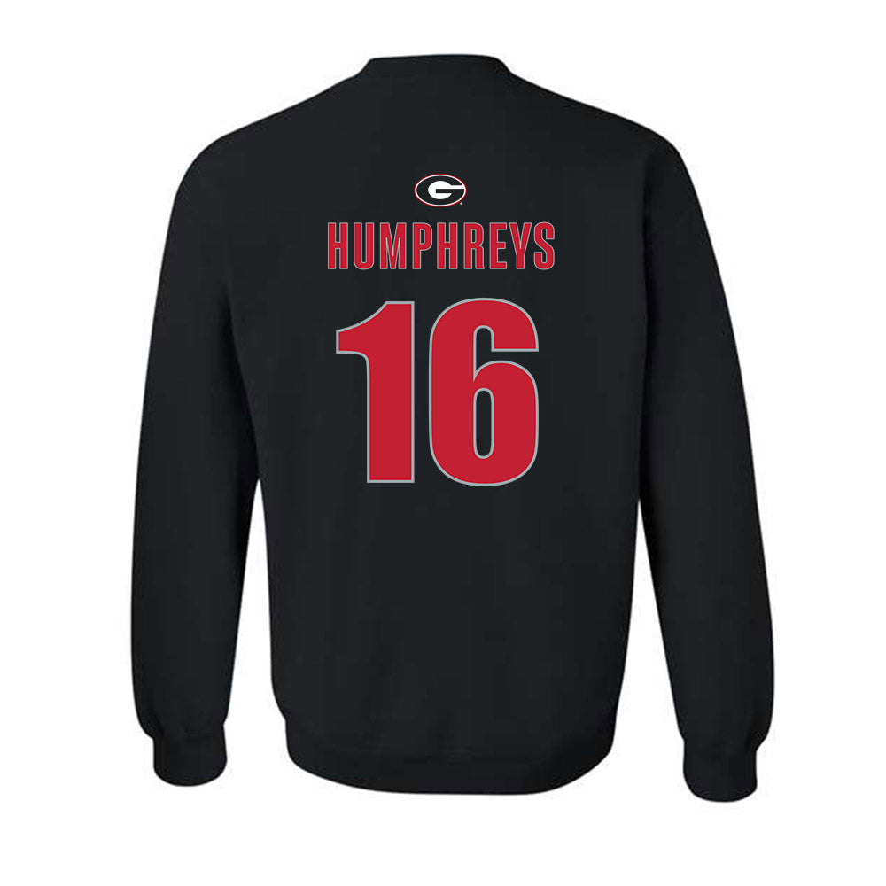 Georgia - NCAA Football : London Humphreys - Classic Shersey Crewneck Sweatshirt-1