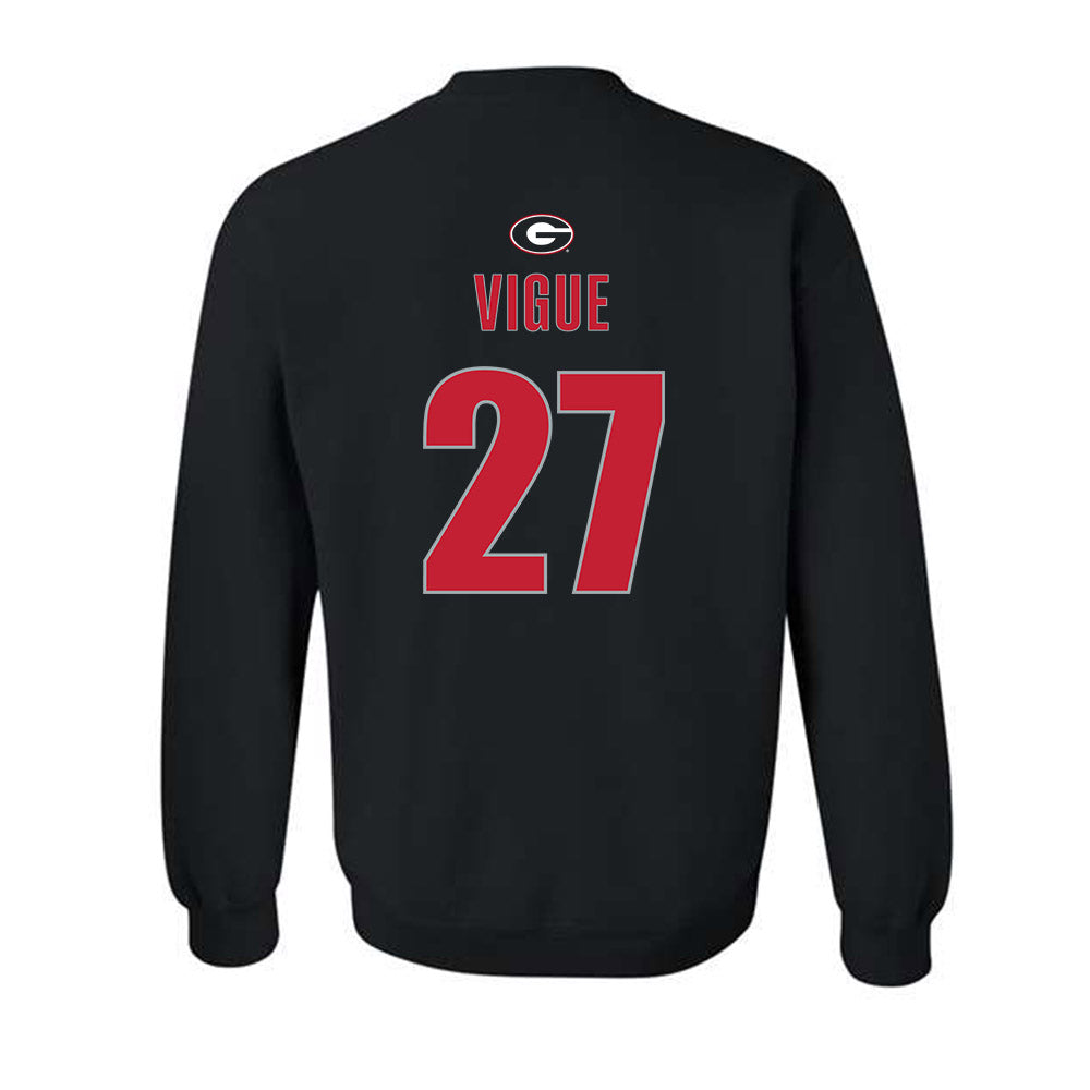 Georgia - NCAA Baseball : Dylan Vigue - Classic Shersey Crewneck Sweatshirt-1