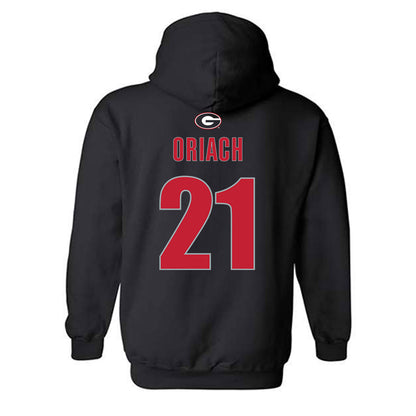 Georgia - NCAA Baseball : Jordy Oriach - Classic Shersey Hooded Sweatshirt-1