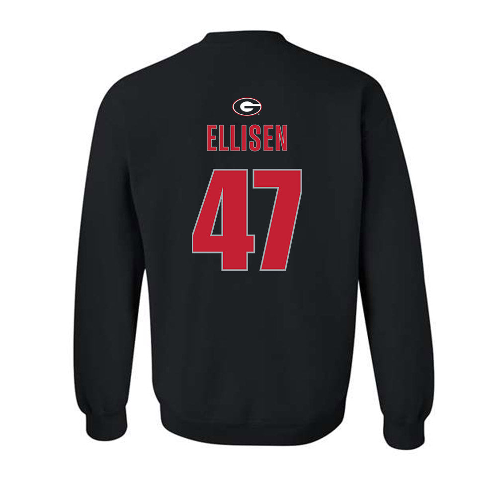 Georgia - NCAA Baseball : Thomas Ellisen - Classic Shersey Crewneck Sweatshirt-1
