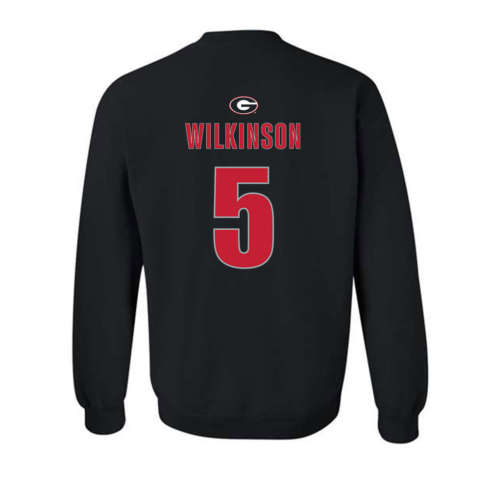 Georgia - NCAA Men's Basketball : Jeremiah Wilkinson - Classic Shersey Crewneck Sweatshirt-1