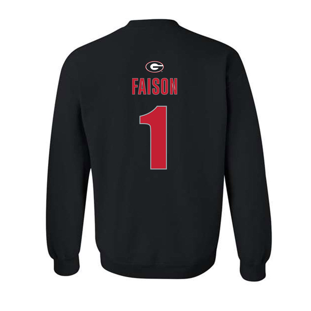 Georgia - NCAA Women's Basketball : Jocelyn Faison - Classic Shersey Crewneck Sweatshirt-1