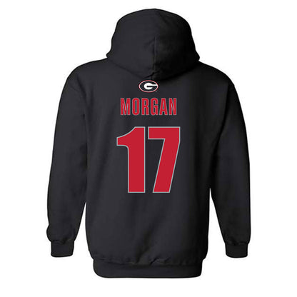 Georgia - NCAA Football : Jaylan Morgan - Classic Shersey Hooded Sweatshirt-1