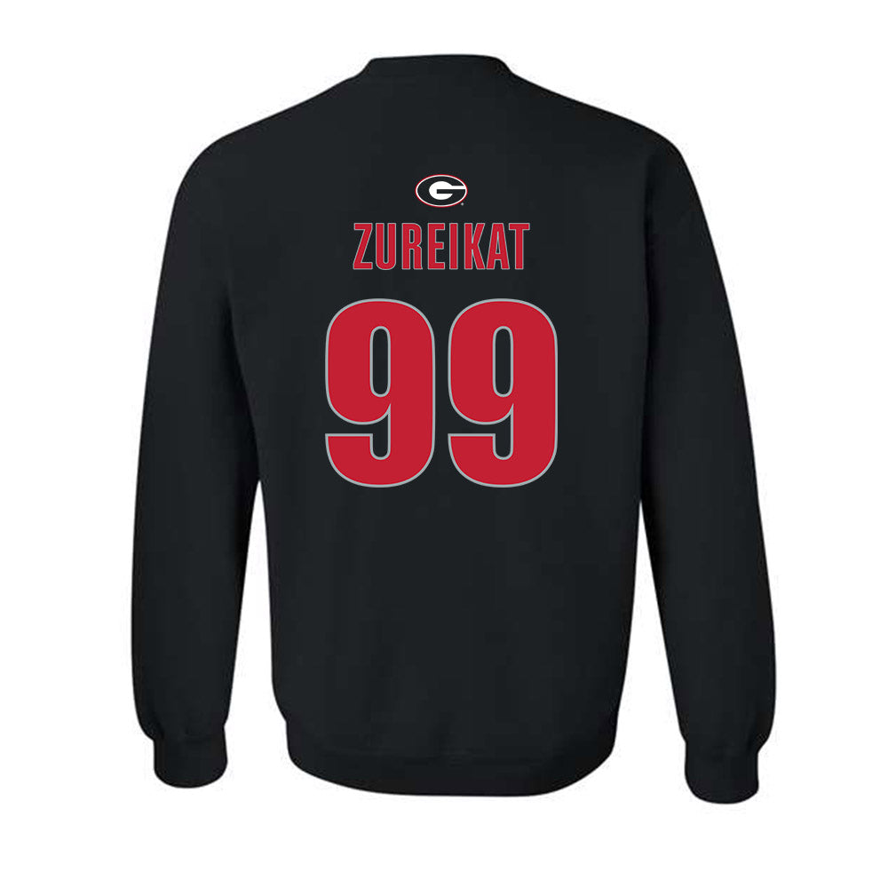 Georgia - NCAA Football : Harran Zureikat - Classic Shersey Crewneck Sweatshirt-1