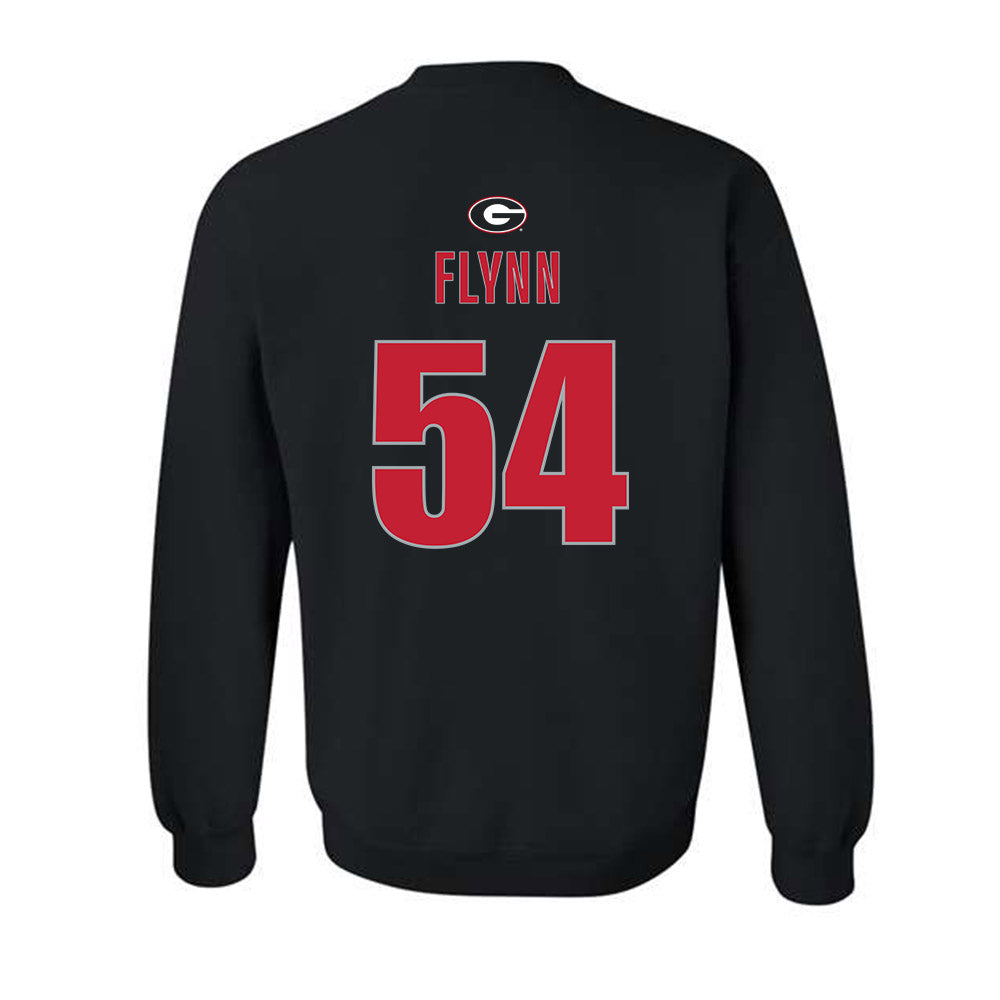 Georgia - NCAA Football : Waltclaire Flynn - Classic Shersey Crewneck Sweatshirt-1