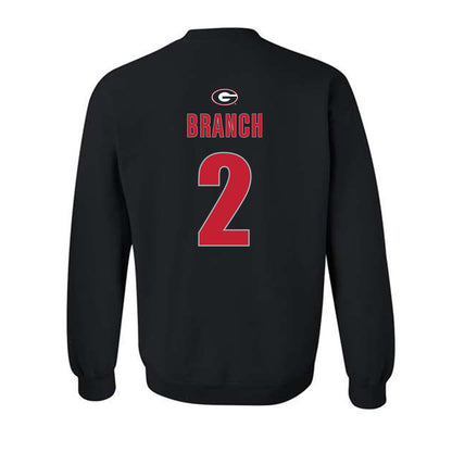 Georgia - NCAA Football : Zion Branch - Classic Shersey Crewneck Sweatshirt-1