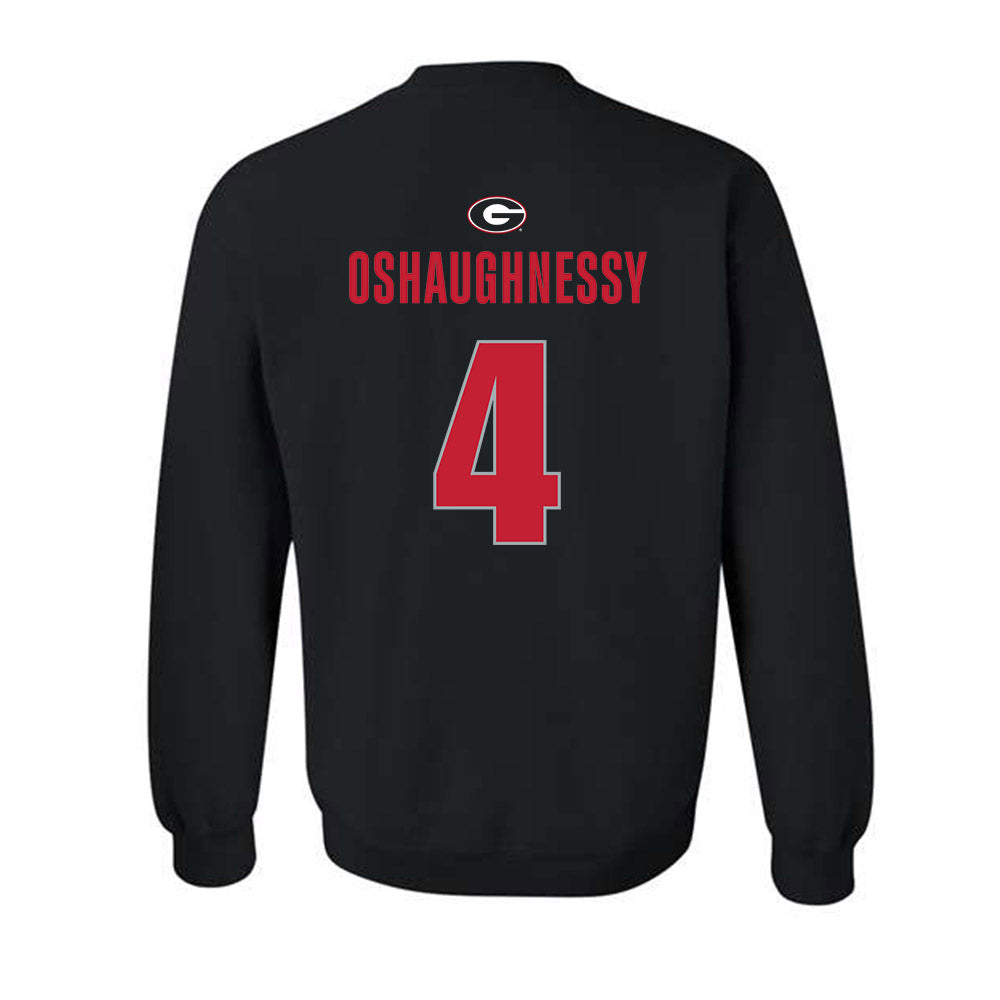 Georgia - NCAA Baseball : Michael Oshaughnessy - Classic Shersey Crewneck Sweatshirt-1