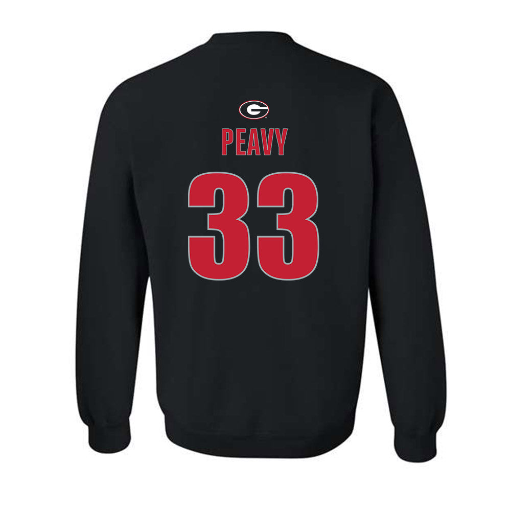 Georgia - NCAA Baseball : Jackson Peavy - Classic Shersey Crewneck Sweatshirt-1