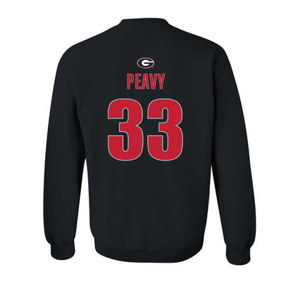 Georgia - NCAA Baseball : Jackson Peavy - Classic Shersey Crewneck Sweatshirt-1
