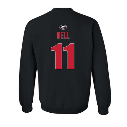 Georgia - NCAA Football : Jeremy Bell - Classic Shersey Crewneck Sweatshirt-1
