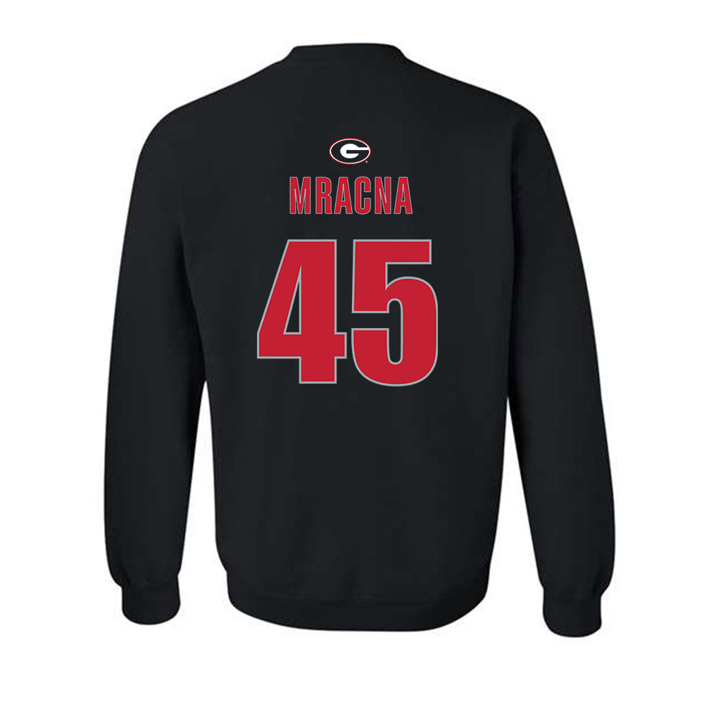 Georgia - NCAA Baseball : Christian Mracna - Classic Shersey Crewneck Sweatshirt-1