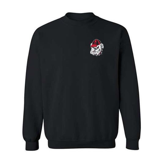 Georgia - NCAA Football : Zykie Helton - Classic Shersey Crewneck Sweatshirt-0