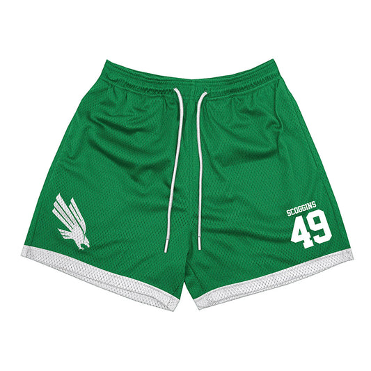 North Texas - NCAA Football : Brodie Scoggins - Green Shorts-0