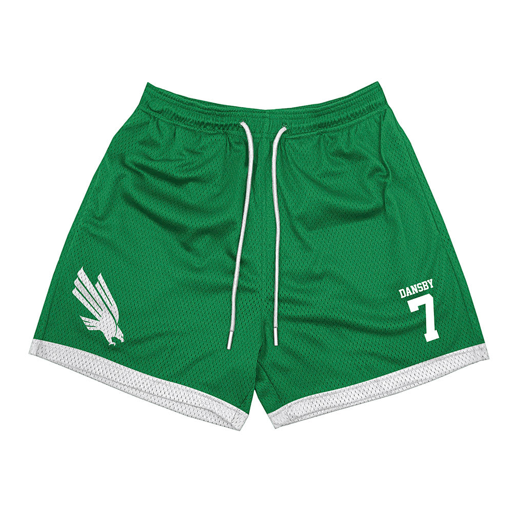 North Texas - NCAA Women's Soccer : Kelby Dansby - Green Shorts-0