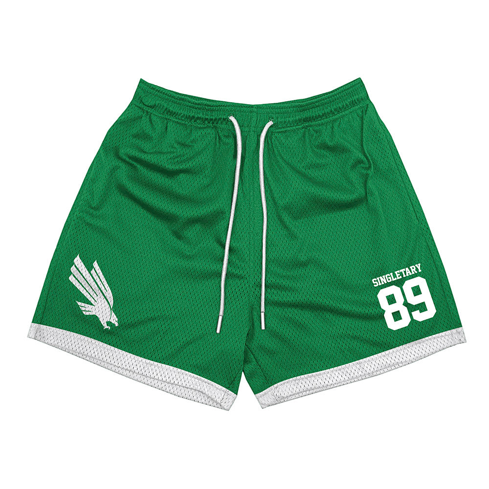 North Texas - NCAA Football : Jerious Singletary - Green Shorts-0