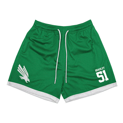 North Texas - NCAA Football : Keelene Bradley - Green Shorts-0