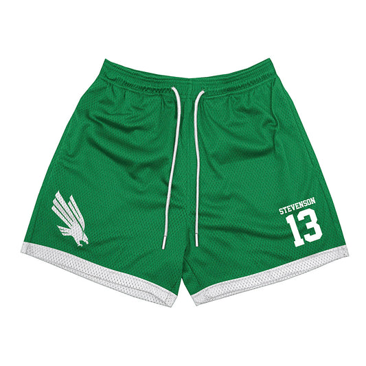 North Texas - NCAA Football : Justin Stevenson - Green Shorts-0