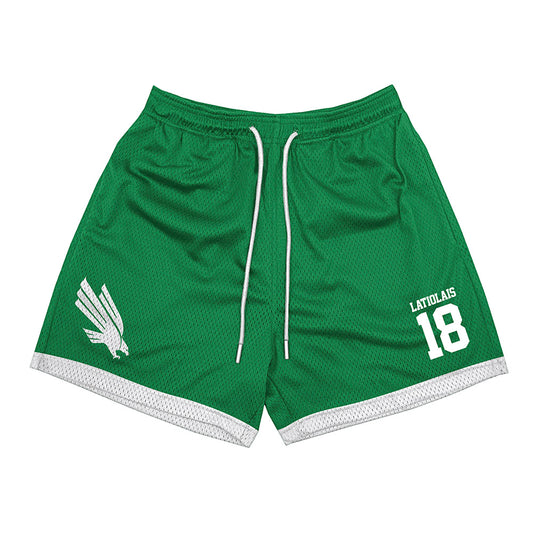 North Texas - NCAA Football : Lathon Latiolais - Green Shorts-0